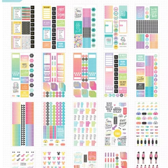 Sticker Book HEALTHY HERO 862pieces Happy Planner - Picture 2 of 4